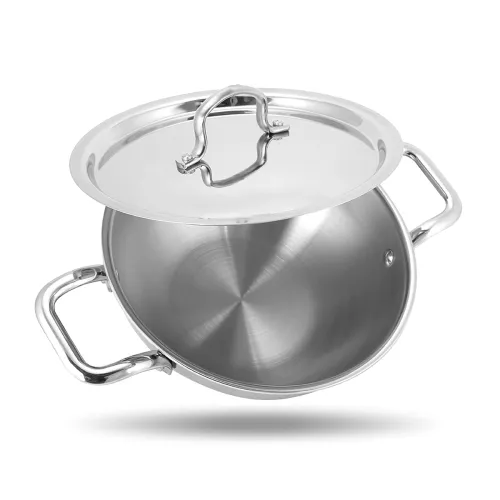 Image of Storehaus Triply Stainless Steel 26 cm Deep Kadai 