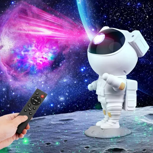 Image of Storio Astronaut Galaxy Projector Lamp (with Remote & Timer)