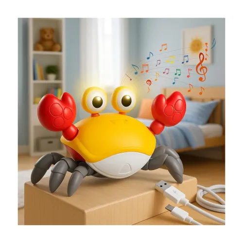Image of Storio Rechargeable Crawling Crab Baby Toddlers Toy