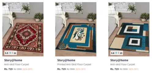 Image of Story At Home Carpets at minimum 80% Discount