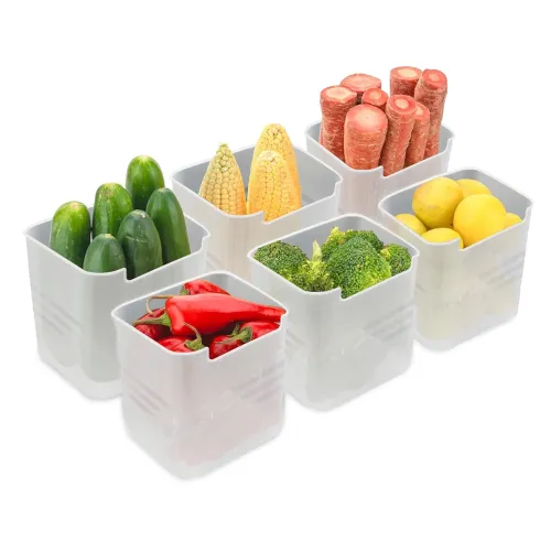 Image of Story@Home Fridge Storage Boxes Set Of 6