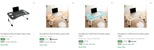 Image of Story@home Laptop Table starting @ ₹381