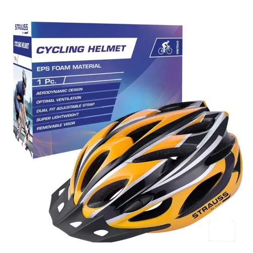 Image of Strauss Cycling Helmet with Detachable Visor