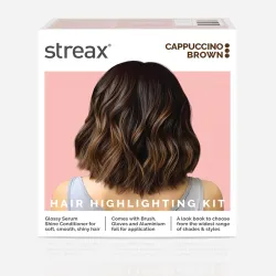 Streax Hair Colour Highlight Kit Brown - Pack of 1