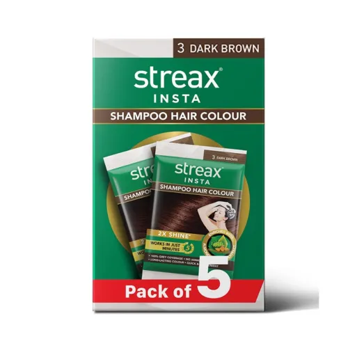 Image of Streax Insta Shampoo Hair Colour PO5
