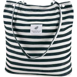 Street27® Korean Canvas Corduroy Tote Bag