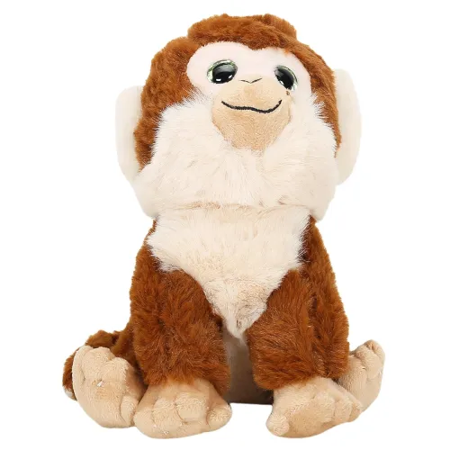 Image of STRIDERS 8 Inch Premium Adorable Brown Monkey Plush Toy