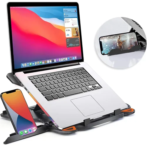 Image of STRIFF 2-in-1 Laptop and Mobile Stand, Ergonomic All Laptops Up to 15.6