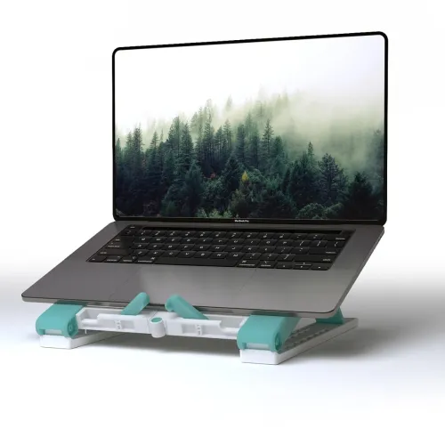 Image of STRIFF Adjustable Plastic Laptop Stand