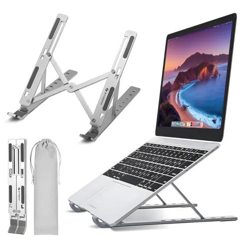 Image of STRIFF Angles Adjustable Aluminum Foldable Laptop Stand