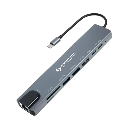 Image of STRIFF USB hub Type C Multiport Adapter