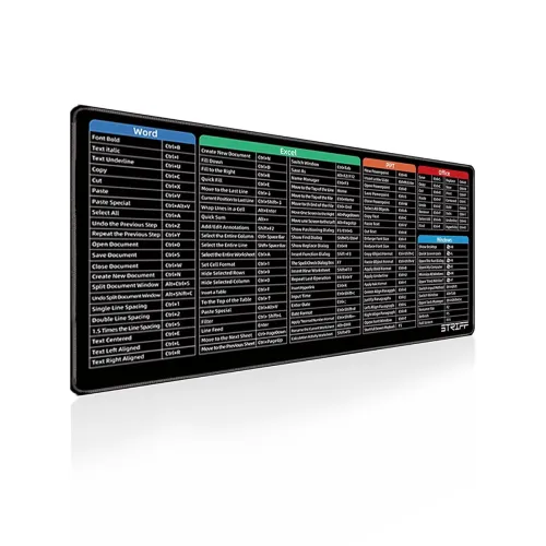 Image of STRIFF Windows & Office Keyboard Shortcuts Desk Mat
