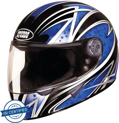 Image of STUDDS Chrome D2 Motorbike Helmet