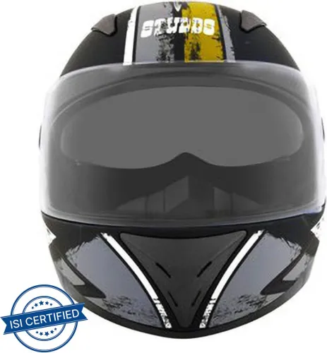 Image of STUDDS SHIFTER D1 FULL FACE Motorbike Helmet (Matt Black)