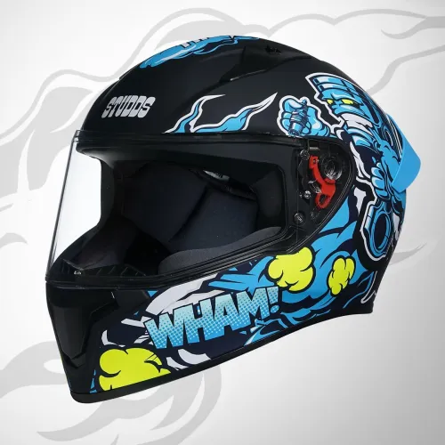 Image of Studds Thunder D10 Full Face Helmet ISI and DOT Certified