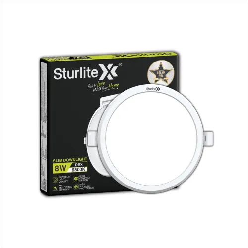Image of Sturlite Dex 8W Round LED Downlight | Cool White Color Temperature