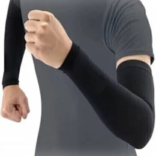 Image of Stuti Polyester Arm Sleeve For Men & Women (Free, Black).
