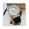 STYLEDOSE Minimalist Crono Print Date Dial Watch