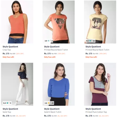 Image of Style Quotient Brand Women's Clothing @ Up to 80% Discount