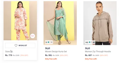 Image of Styli Women Fashion Clothes Minimum 60% Discount