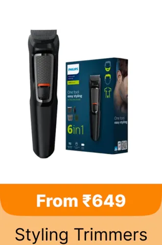 Image of Styling Trimmers starting @ ₹649 on Flipkart GOAT Sale