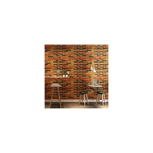 Image of StylishWalls Brick Wallpaper 3D (3 Pcs) - 70x77cm Foam Wall Panels