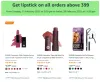 SUGAR Cosmetics Loot : product worth ₹599 Free on order of ₹399