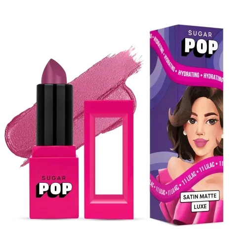 Image of SUGAR POP Satin Matte Luxe Lipstick 11 Lilac