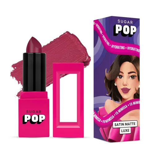 Image of SUGAR POP Satin Matte Luxe Lipstick 15 Mimosa