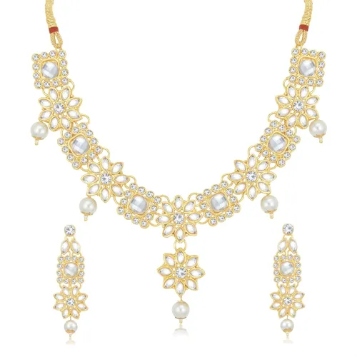 Image of Sukkhi Elegant Gold Plated Choker Necklace