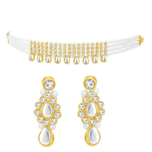 Image of Sukkhi Gold Plated Necklace Set For Women