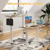 Sunon Electric Standing Desk Adjustable Height Sit Stand Home Office Desk with Splice Board.
