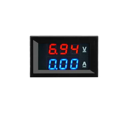 Image of Superb Technologies CT-VA 100V 10A Dc Dual Led Red and Blue Digital Voltmeter Ammeter Monitor Panel