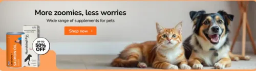 Image of Supertails Coupon : Upto 50% off + Extra 3% off on Pet Food Supplements