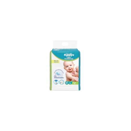 Image of Supples Premium Baby Diaper Pants (L, 27 Count)