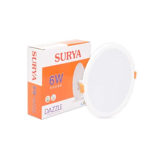 Image of Surya 6W Led Dazzle Round Downlighter