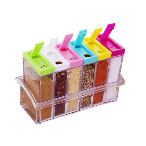 Image of Suzec Mini Spice Jar 6 Pcs Set