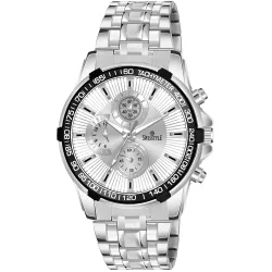SWISSTYLE Men Analogue Silver Stainless Steel Band Chronolook Watch