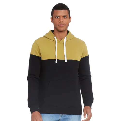 Image of Symbol Men Cotton Blend Hooded Sweatshirt