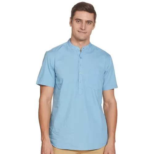 Image of Symbol Men's Solid Half Sleeve Casual Shirt
