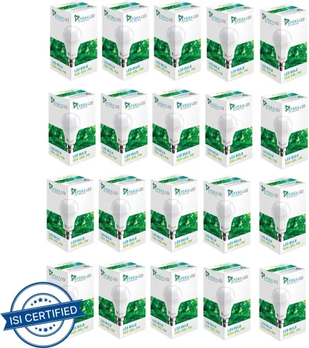Image of Syska 9 W Basic Standard B22 LED Bulb, Pack of 20 