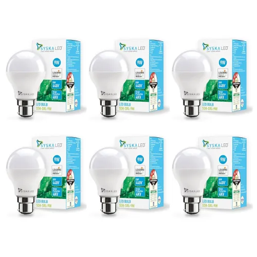 Image of SYSKA Ssk-Srl-9W- Base B22D 9-Watt Led Bulb