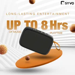 SYVO Soul 100 Bluetooth 5.0 Wireless IPX4 Super Bass, HD Sound, Aluminium Alloy .