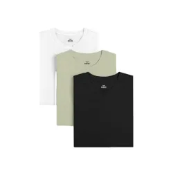 NOBERO Mens T-Shirt with Round Neck Pack of 3