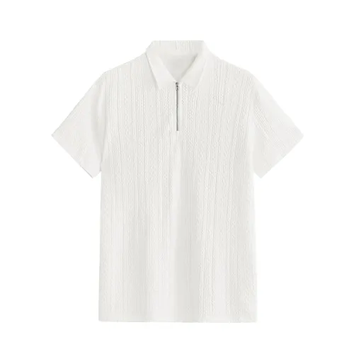 Image of TAGDO Men's Jacquard Chain Polo Shirt
