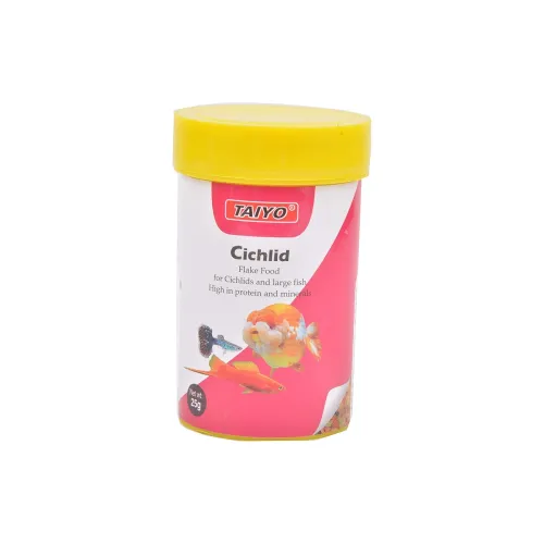Image of TAIYO Cichlid Flake fish food ,25g
