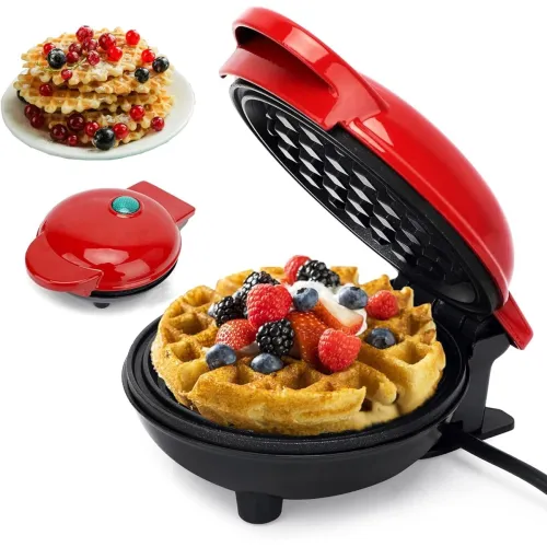 Image of TAZLYN Mini Waffle Maker 3-in-1