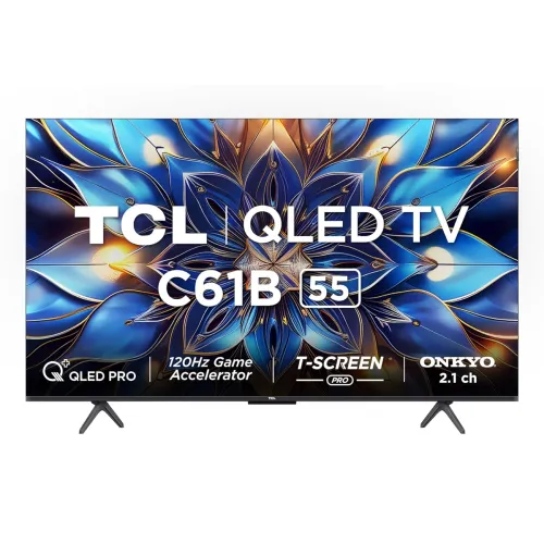 Image of TCL 139 cm 4K Ultra HD Smart QLED Google TV 55C61B