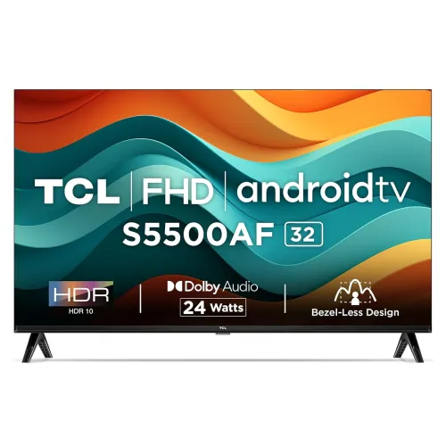 Image of TCL 80.04 cm (32 inches) Metallic Bezel-Less S Series FHD Smart Android LED TV