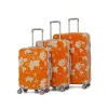 TEAKWOOD Aeroplane Print Hard Cabin Trolley